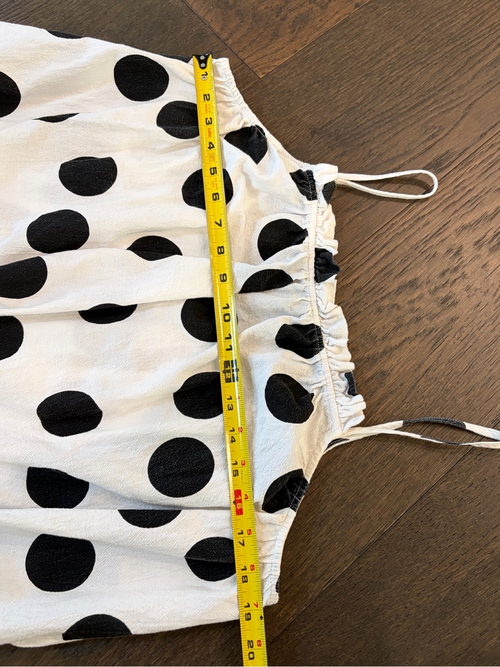 Tabitha Brown for Target Black & White Polka Dot Cover-Up Sundress. Size large. - Picture 9 of 10